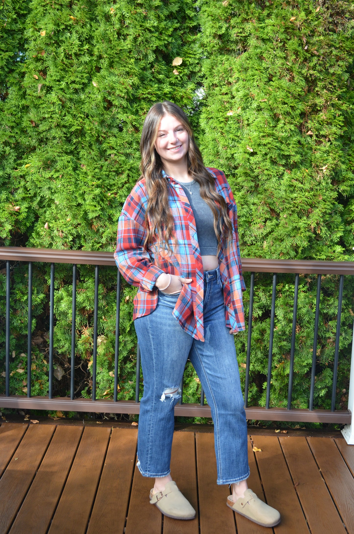 Kelsey Plaid Long Sleeve