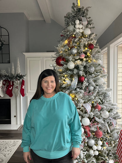 Turquoise Pullover