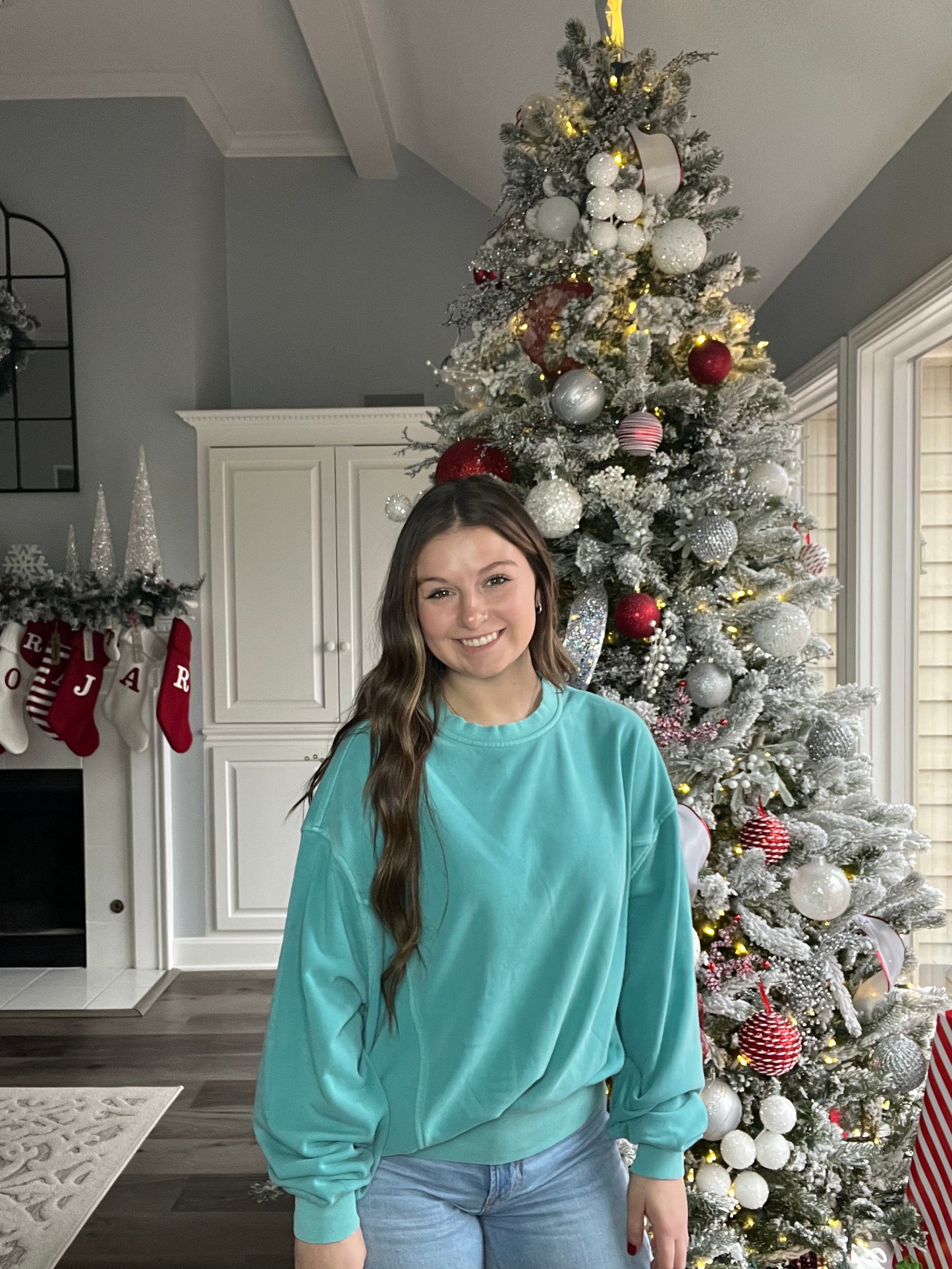 Turquoise Pullover